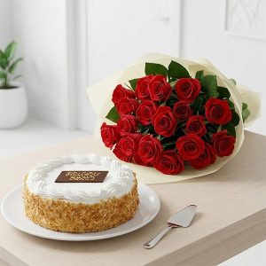 케이크장미꽃다발20
