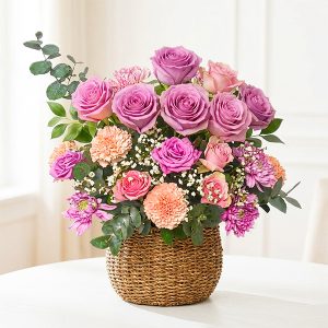 혼합장미꽃바구니