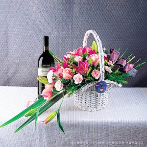 핑크위시+레드와인