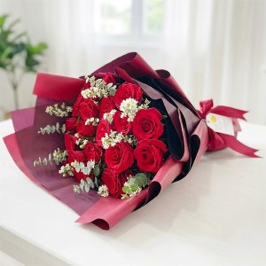 레드로즈핸드부케